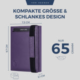 Slim Wallet mit RFID-Schutz und 6 Kartenfächer