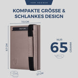 Slim Wallet mit RFID-Schutz und 6 Kartenfächer