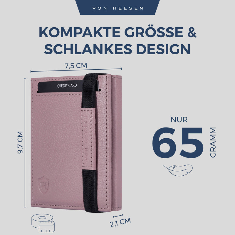 Slim Wallet mit RFID-Schutz und 6 Kartenfächer