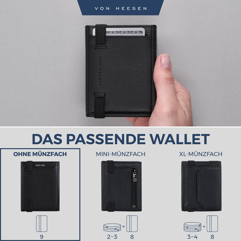 Slim Wallet mit RFID-Schutz und 6 Kartenfächer