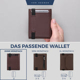 Slim Wallet mit RFID-Schutz und 6 Kartenfächer
