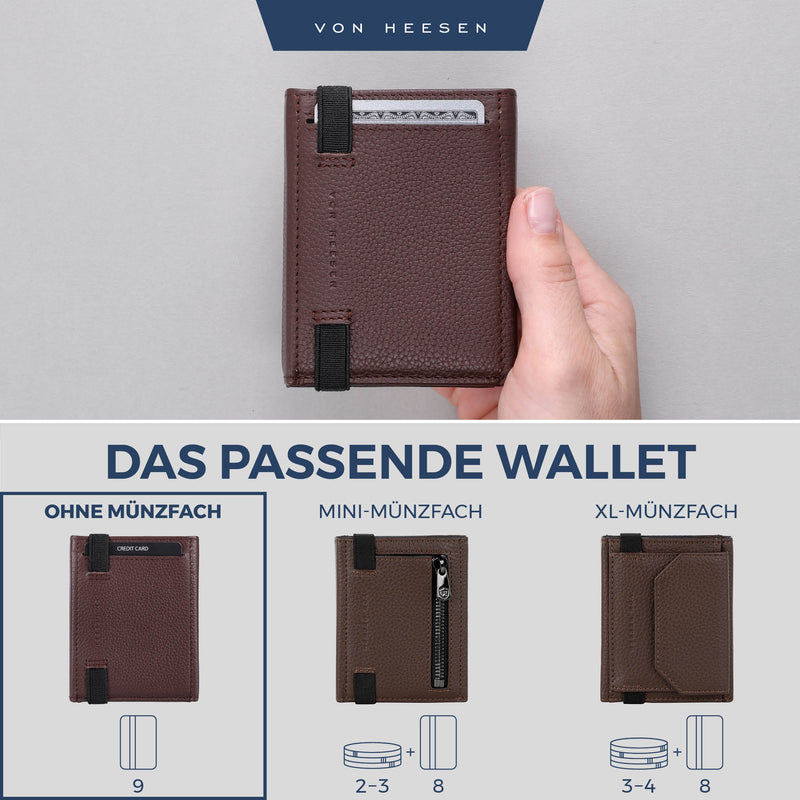 Slim Wallet mit RFID-Schutz und 6 Kartenfächer