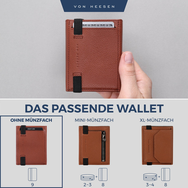 Slim Wallet mit RFID-Schutz und 6 Kartenfächer