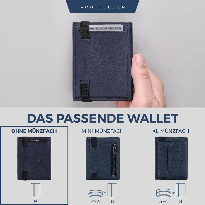 Slim Wallet mit RFID-Schutz und 6 Kartenfächer