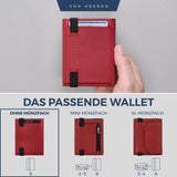 Slim Wallet mit RFID-Schutz und 6 Kartenfächer