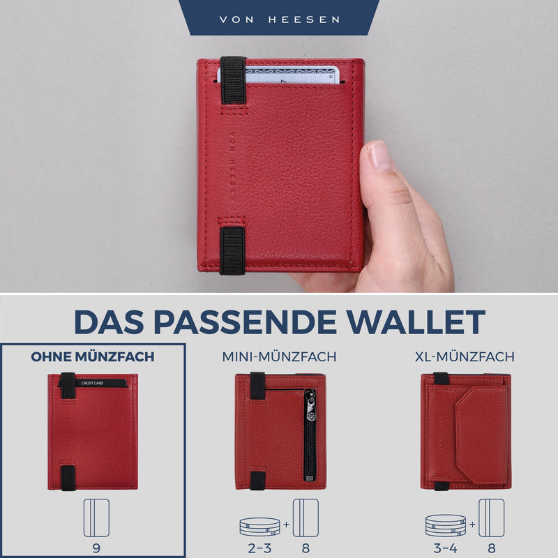 Slim Wallet mit RFID-Schutz und 6 Kartenfächer