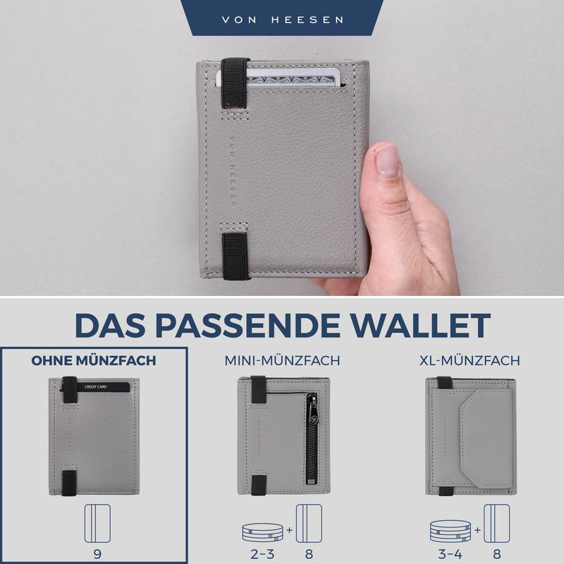Slim Wallet mit RFID-Schutz und 6 Kartenfächer