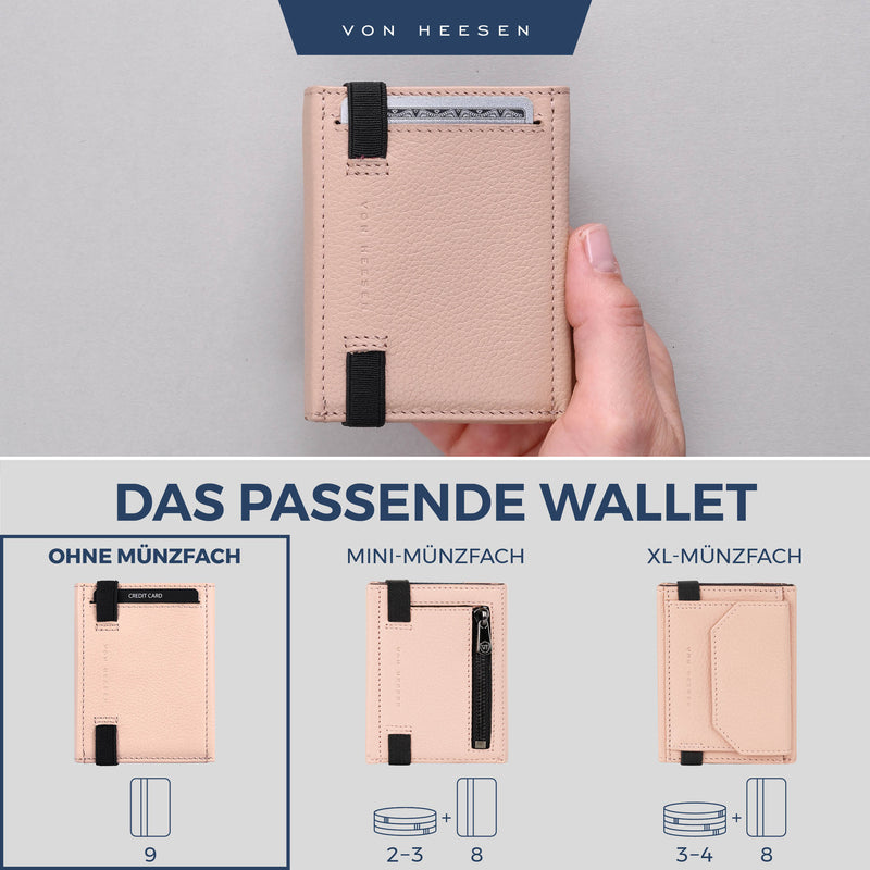 Slim Wallet mit RFID-Schutz und 6 Kartenfächer