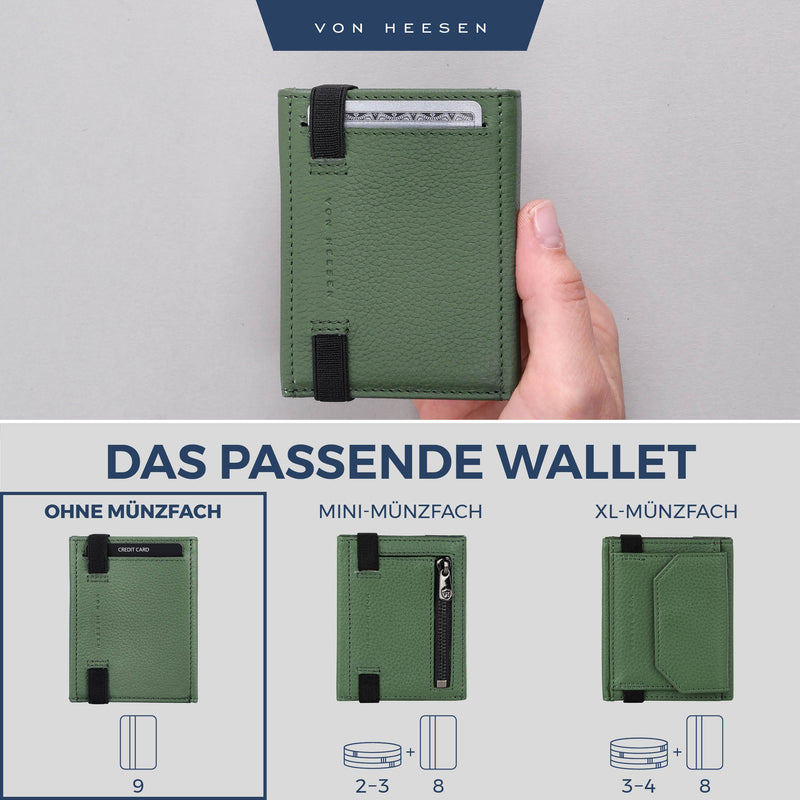 Slim Wallet mit RFID-Schutz und 6 Kartenfächer