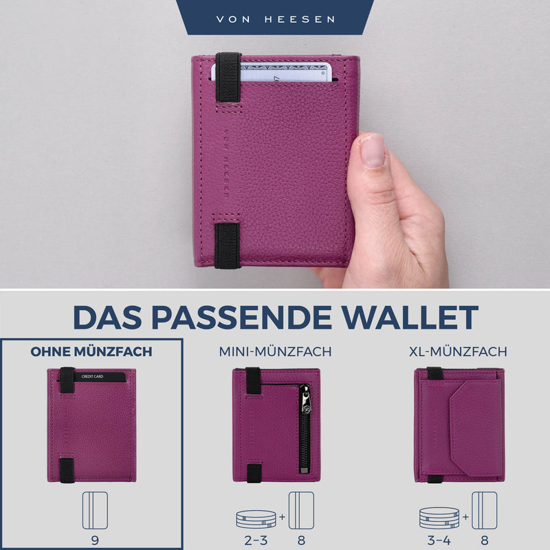 Slim Wallet mit RFID-Schutz und 6 Kartenfächer