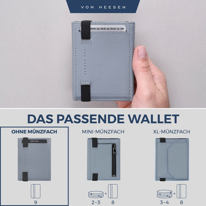 Slim Wallet mit RFID-Schutz und 6 Kartenfächer
