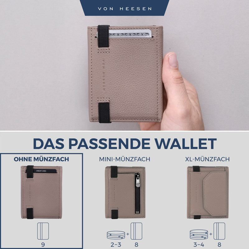 Slim Wallet mit RFID-Schutz und 6 Kartenfächer
