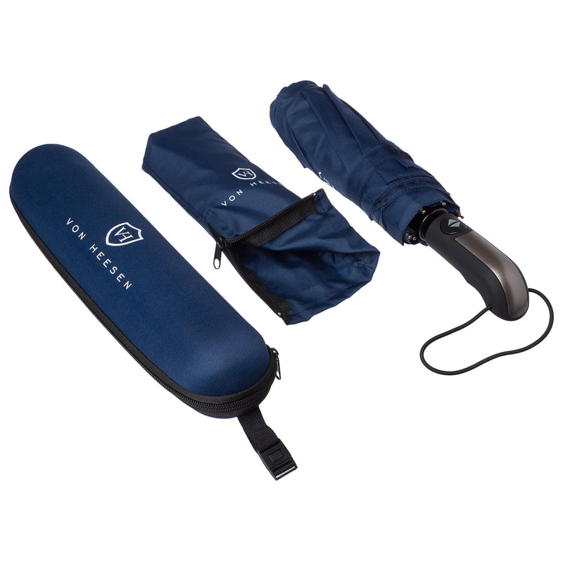 Regenschirm mit Auf-Zu-Automatik (blau)
