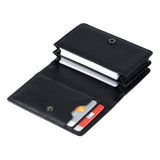 Visitenkartenetui mit RFID-Schutz und 6 Kartenfächern (schwarz)