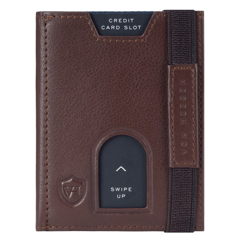 Whizz Wallet mit RFID-Schutz und 6 Kartenfächern (braun)