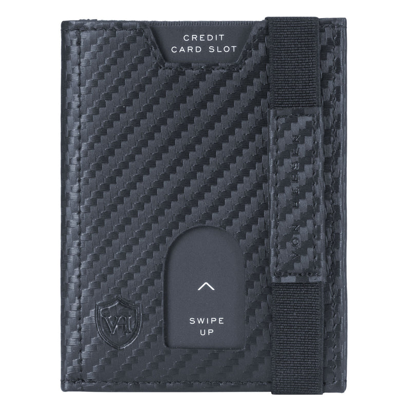 Whizz Wallet mit RFID-Schutz und 6 Kartenfächern (carbon)