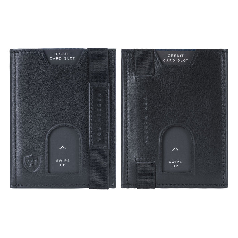 Whizz Wallet mit RFID-Schutz und 6 Kartenfächern (schwarz)