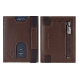 Whizz Wallet mit RFID-Schutz, 5 Kartenfächern und Mini-Münzfach (braun)