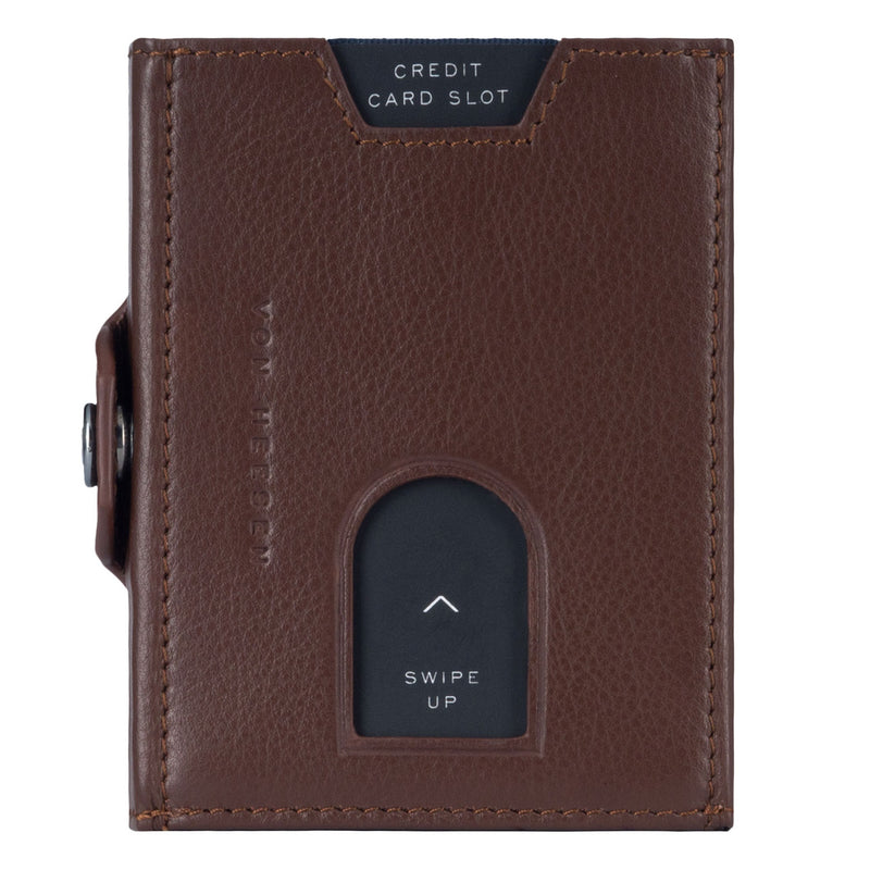 Whizz Wallet mit RFID-Schutz und 6 Kartenfächern (braun)