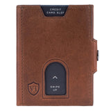 Whizz Wallet mit RFID-Schutz und 6 Kartenfächern (cognac)
