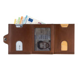 Whizz Wallet mit RFID-Schutz und 6 Kartenfächern (cognac)