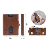 Whizz Wallet mit RFID-Schutz und 6 Kartenfächern (cognac)