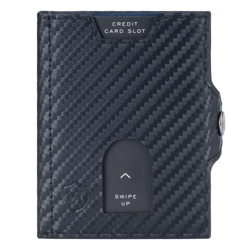 Whizz Wallet mit RFID-Schutz, 5 Kartenfächern und Mini-Münzfach (carbon)