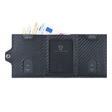 Whizz Wallet mit RFID-Schutz, 5 Kartenfächern und Mini-Münzfach (carbon)
