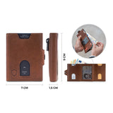 Whizz Wallet mit RFID-Schutz, 5 Kartenfächern und Mini-Münzfach (cognac)