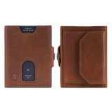 Whizz Wallet mit RFID-Schutz, 5 Kartenfächern und XL-Münzfach (cognac)