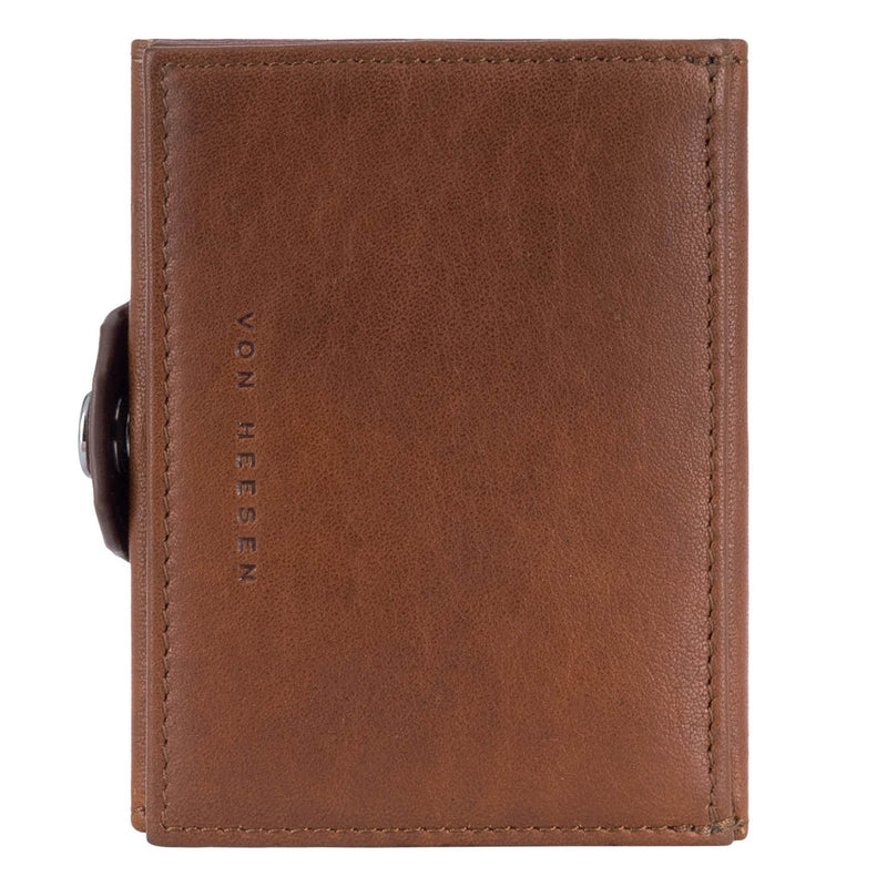 Whizz Wallet mit RFID-Schutz, 5 Kartenfächern und XXL-Münzfach (cognac)